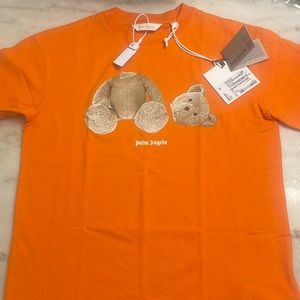 Palm Angels kids bear tshirt